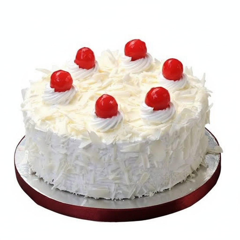 White Forest Cake